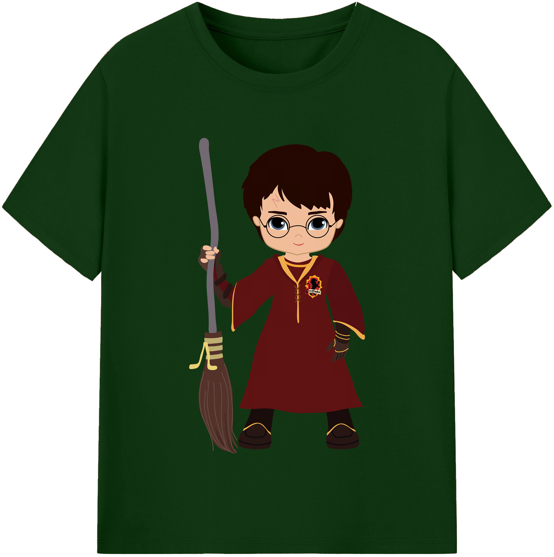 （画像用） Harry Potter ハリー・ポッターシリーズ 綿100％半袖Tシャツ（フロントプリント）